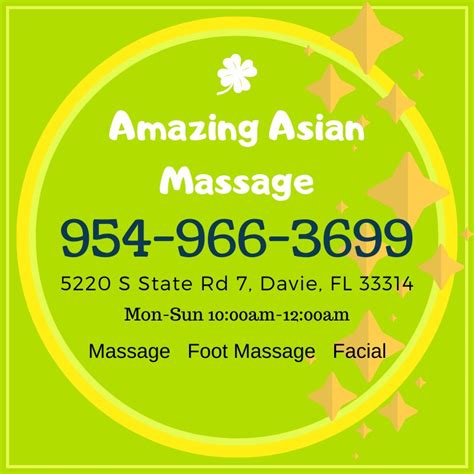 amazing oriental massage davie fl